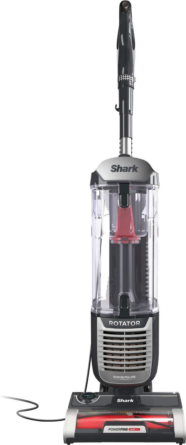 Front. Shark - Rotator with PowerFins HairPro and Odor Neutralizer Technology Upright Vacuum - Charcoal.