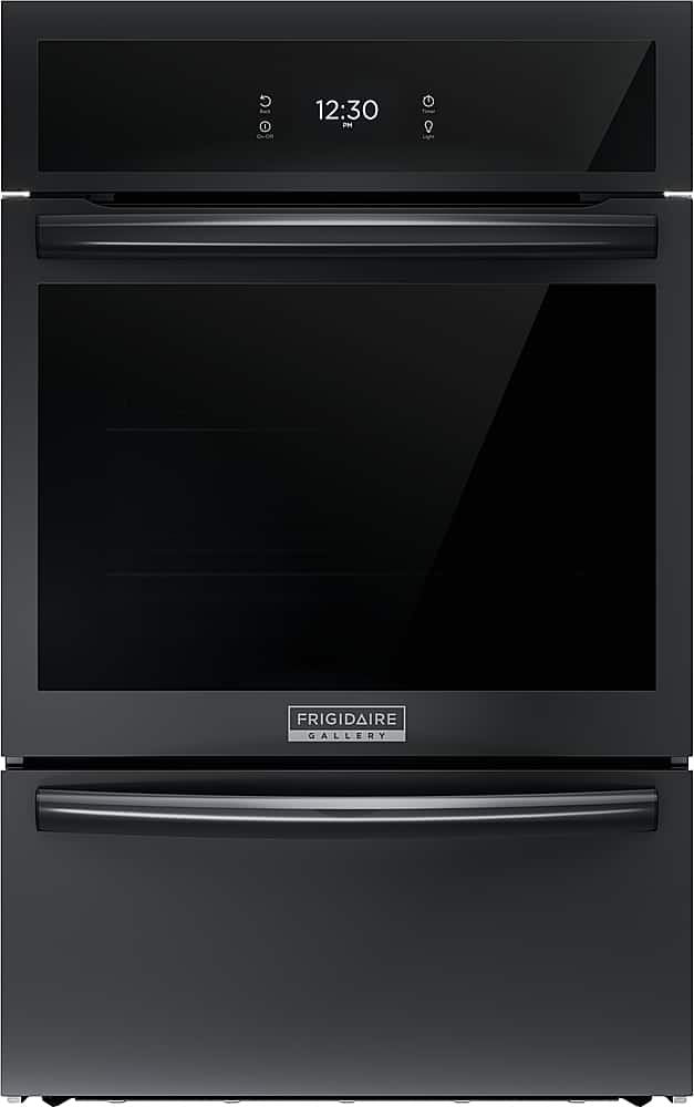 Frigidaire - Gallery 24 inch Single Gas Wall Oven with Air Fry - Black