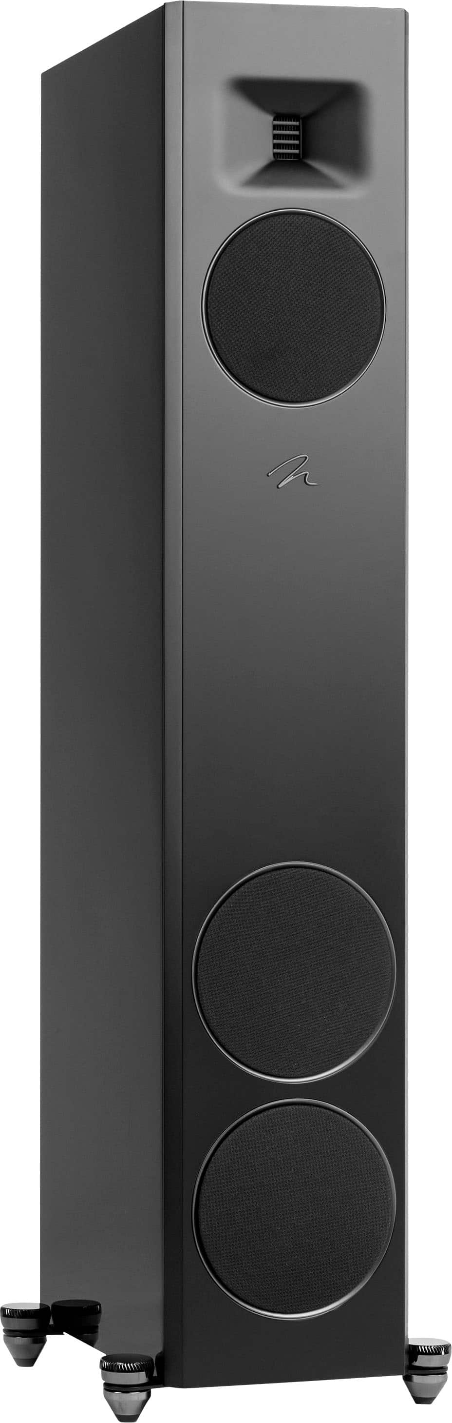 MartinLogan - Motion F20 3-Way Floorstanding Speaker with 5.5” Midrange and Dual 6.5” Bass Drivers (Each) - Gloss Black