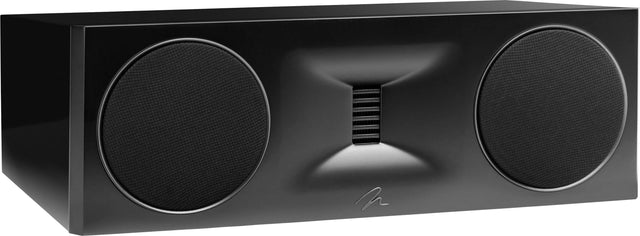 Front. MartinLogan - Motion XT C100 2.5-Way Center-Channel with Dual 6.5” Midbass Drivers (Each) - Gloss Black.