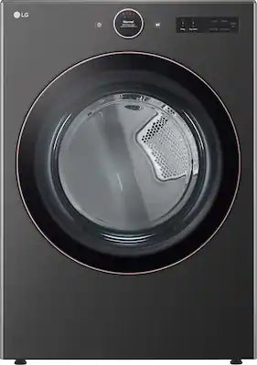 LG - 7.4 Cu. Ft. Stackable Smart Electric Dryer with Steam and Sensor Dry