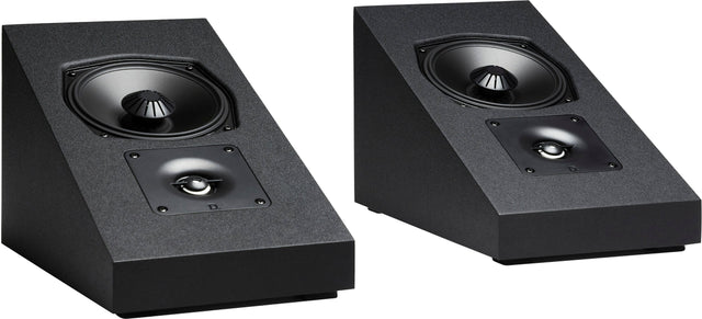 Front. Definitive Technology - Dymension DM95 5.25" On-Wall Speakers (Pair) - Black.