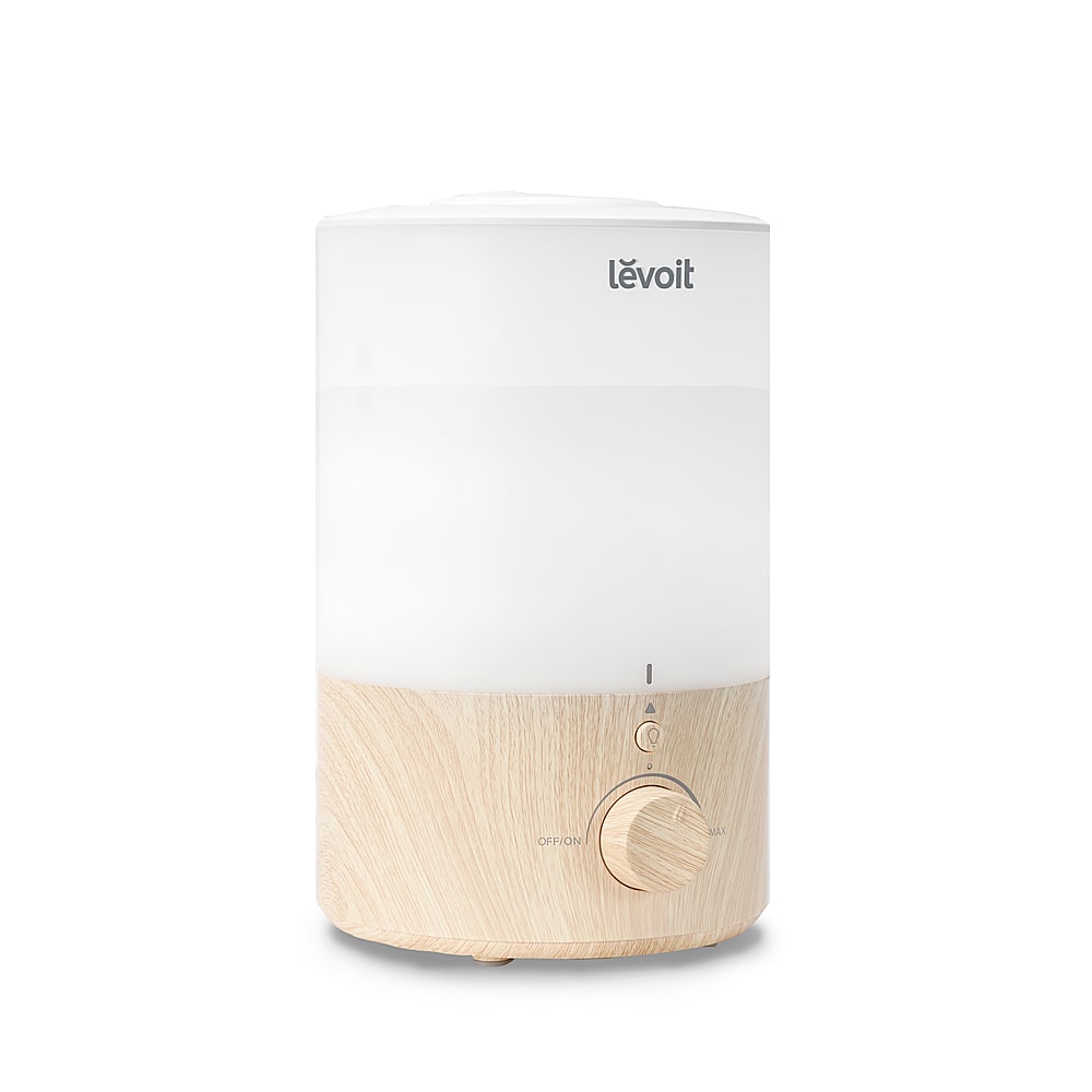 Levoit - Dual 150 .79 gallon Top-Fill Ultrasonic Humidifier - White / Wood