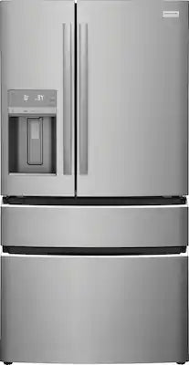 Frigidaire - Gallery 36 in. Wide 21.5 Cu. Ft. 4-Door French Door Counter-Depth Refrigerator