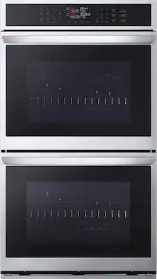 LG - 30-in Wide Smart Built-In Electric Convection Double Wall Oven with Air Fry