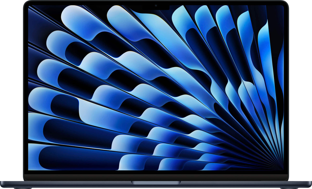 Apple - Geek Squad Certified Refurbished MacBook Air 15" Laptop - M2 chip - 8GB Memory - 256GB SSD - Midnight
