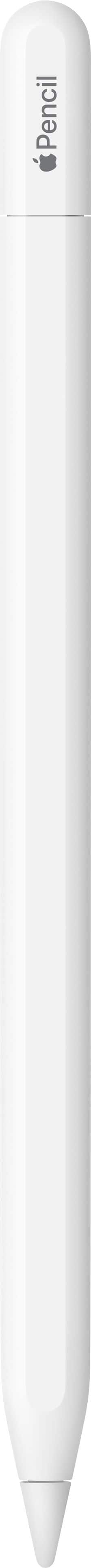 Front. Apple - Apple Pencil (USB-C) - White.