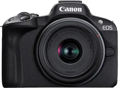 Canon - EOS R50 4K Video Mirrorless Camera with RF-S18-45mm f/4.5-6.3 IS STM Lens