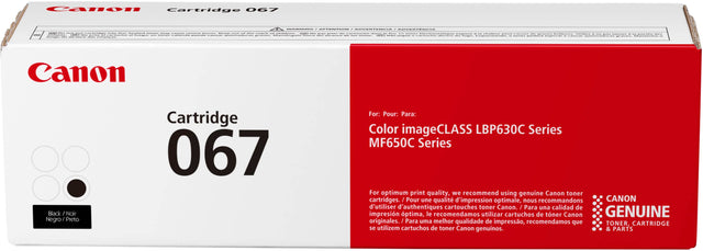 Front. Canon - Toner 067 Standard Capacity Toner Cartridge - Black.