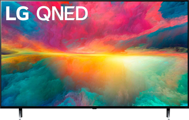 Front. LG - 55” Class 75 Series QNED 4K UHD Smart webOS TV - Dark Grey.
