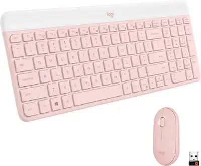 Logitech - MK470 Full-size Wireless Scissor Keyboard and Mouse Bundle for Windows with Quiet clicks