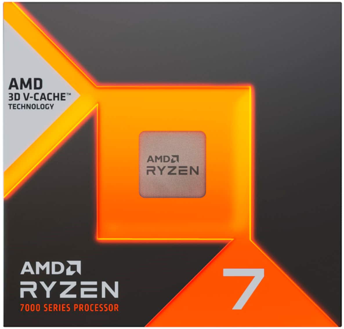 AMD - Ryzen 7 7800X3D 8-Core - 16-Thread 4.2 GHz (5.0 GHz Max Boost) Socket AM5 PCI Express 5.0 Unlocked Desktop Processor - Black