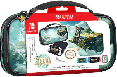 RDS Industries - Game Traveler Deluxe Zelda Tears of the Kingdom Travel Case for Nintendo Switch