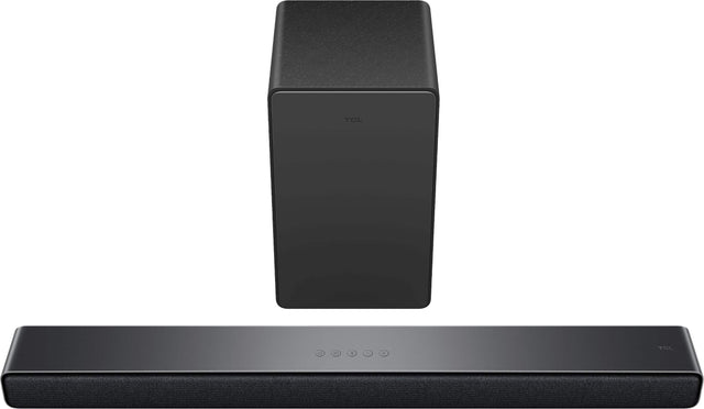 Front. TCL - Q Class Premium 3.1 Channel Sound Bar - Black.