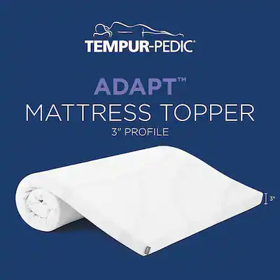 Tempur-Pedic - TEMPUR-Adapt® 3" Memory Foam Mattress Topper, King