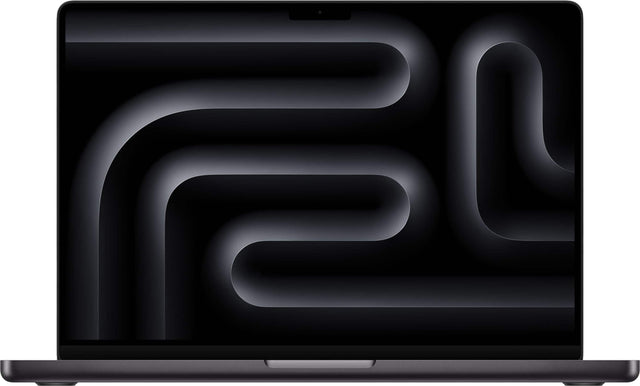 Front. Apple - MacBook Pro 14-inch Laptop - M5 chip with 10-core CPU and 10-core GPU - 32GB Memory - 1TB SSD - Space Black.