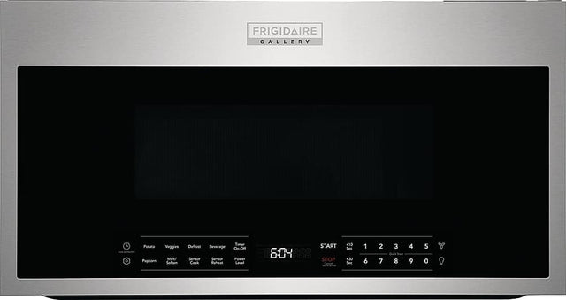 Front. Frigidaire - Gallery 1.9 Cu. Ft. Over-The-Range Microwave with Sensor Cook - Stainless Steel.
