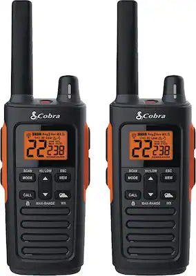 Cobra - 38-Mile, 60-Channel 2-Way Radios (Pair)