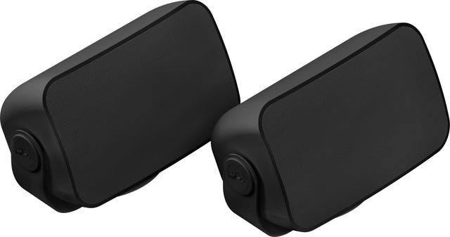 Front. Sonos - Architectural 6-1/2" Passive 2-Way Outdoor Speakers (Pair) - Black.