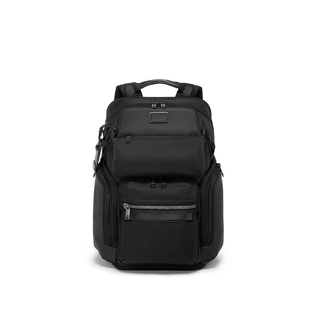 Front. TUMI - Alpha Bravo Nomadic Backpack - Black.