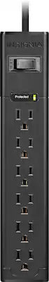 Insignia™ - 6-Outlet 1,080 Joules Surge Protector