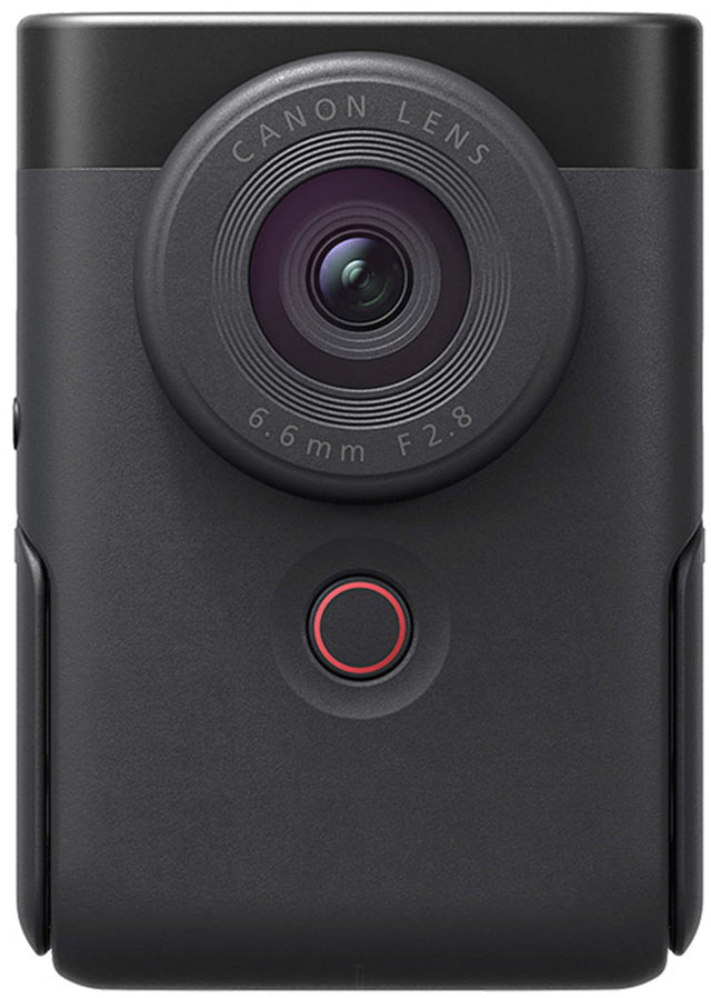 Front. Canon - PowerShot V10 4K Video 20.9-Megapixel Digital Camera for Vloggers and Content Creators - Black.
