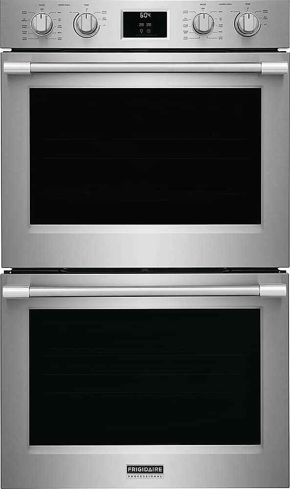 Frigidaire - Professional 30" Built-in Electric Double Wall Oven with Total Convection - Stainless Steel