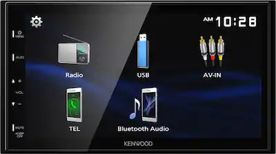 Kenwood - DMX129BT 6.8" Bluetooth Digital Media (DM) Receiver with rear camera input, USB mirroring for Android