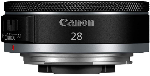 Front. Canon - RF28mm F2.8 STM Wide-Angle Prime Lens for EOS R-Series Cameras - Black.