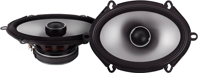 Front. Alpine - S-Series 6 x 8" Hi-Resolution Coaxial Car Speakers with Glass Fiber Reinforced Cone (Pair) - Black.