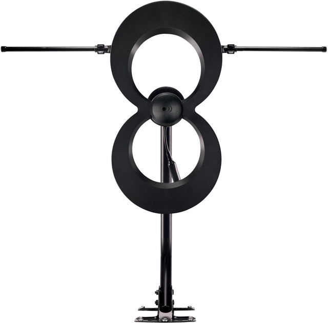 Front. Antennas Direct - ClearStream MAX-XR Indoor/Outdoor HDTV Antenna 60-Mile Range - Black.