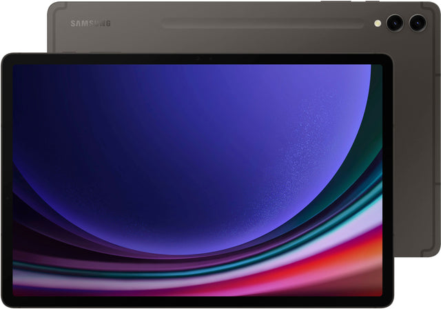 Front. Samsung - Geek Squad Certified Refurbished Galaxy Tab S9+ - 12.4" 256GB - Wi-Fi - with S-Pen - Graphite.