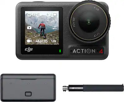DJI - Osmo Action 4 4K Action Camera Adventure Bundle
