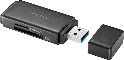 Insignia™ - USB 3.0 SD and microSD Memory Card Reader