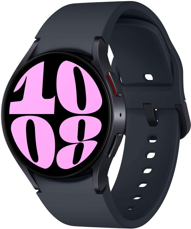 Front. Samsung - Galaxy Watch6 Aluminum Smartwatch 40mm LTE - Graphite.
