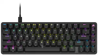 CORSAIR - K65 PRO MINI RGB 65% Optical-Mechanical Gaming Keyboard Backlit RGB LED, OPX