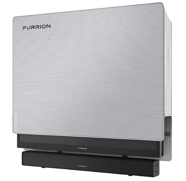 Front. Furrion - Weather Resistant TV Cover for Furrion 75" Aurora Smart Outdoor TV - Gray.