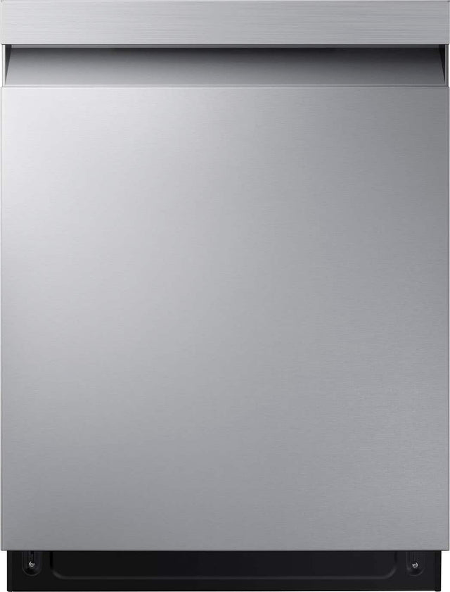 Front. Samsung - AutoRelease Dry Smart Built-In Stainless Steel Tub Dishwasher with 3rd Rack, StormWash, 46 dBA - Stainless Steel.