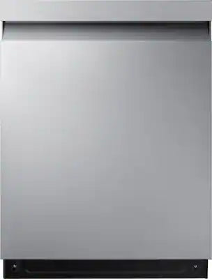 Samsung - 24" AutoRelease Dry Smart Built-In Stainless Steel Tub Dishwasher with 3rd Rack, StormWash, 46 dBA