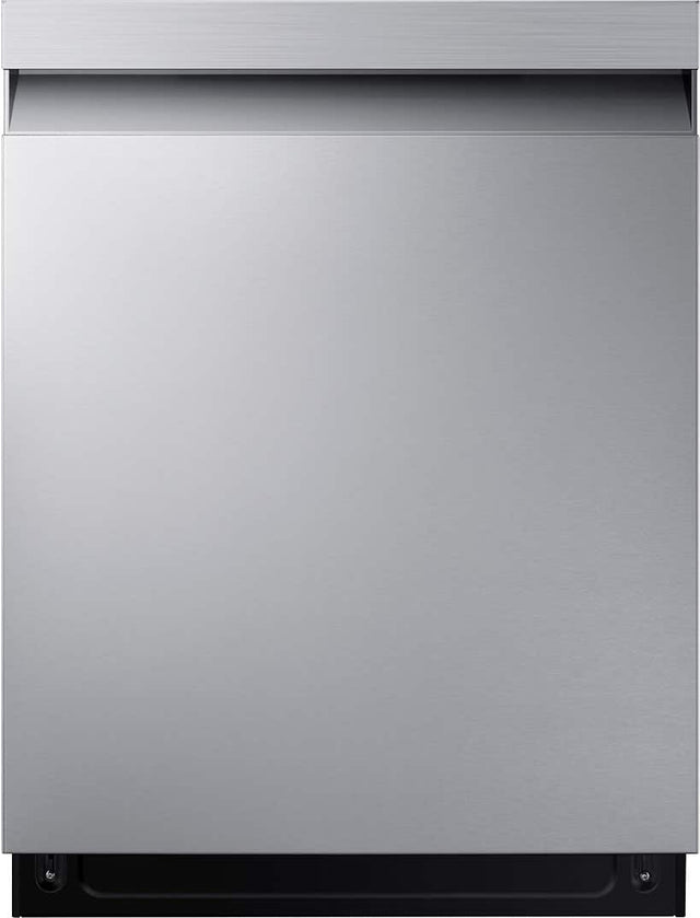 Front. Samsung - 24" Top Control Smart Built-In Stainless Steel Tub Dishwasher with Storm Wash, 48 dBA - Stainless Steel.