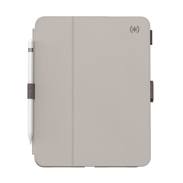 Front. Speck - Balance Folio R Case for Apple iPad 10.9" (10th Gen 2022) - Beech Grey.
