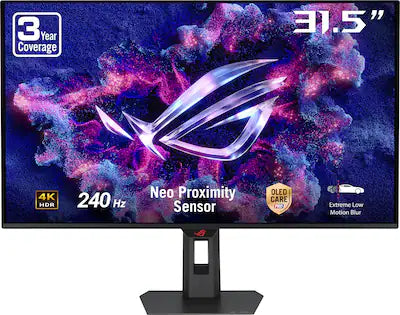 ASUS - ROG Strix 32" 4K OLED 240Hz 0.03ms Gaming Monitor with FreeSync Premium Pro and HDR (DisplayPort, HDMI)