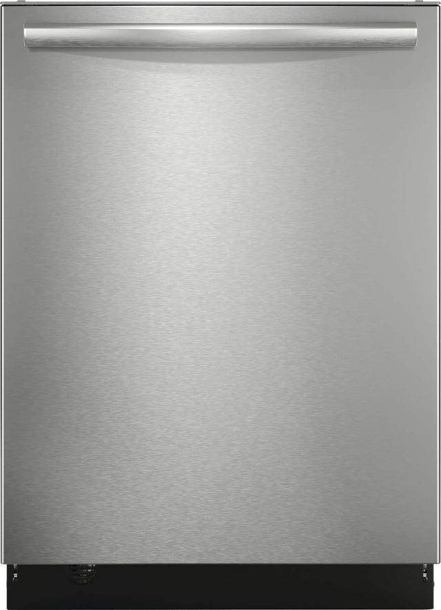 Front. Frigidaire - Gallery 24" Top Control Built-In Stainless Steel Tub Dishwasher with CleanBoost Technology 47 dBA - Stainless steel.