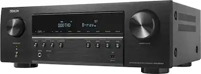 Denon - AVR-S670H (75W X 5) 5.2-Ch. with HEOS 8K Ultra HD and HDR Compatible AV Home Theater Receiver with Alexa
