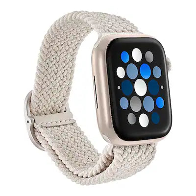 Insignia™ - Braided Nylon Band for Apple Watch 38mm, 40mm, 41mm (All Series), and 42mm