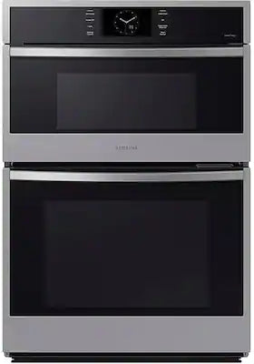 Samsung - 30" Built-In Electric Convection Combination Wall Oven with Microwave and Steam Cook