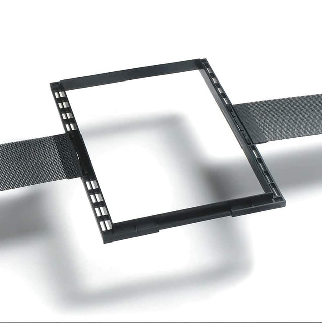 Front. Bowers & Wilkins - PMK 7.3W Pre-Construction Bracket for CWM7.3/CWM7.3 S2 In-Wall Speaker - Black.