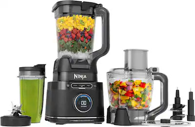 Ninja - Detect Kitchen System Power Blender + Food Processor Pro with 24-oz. To-Go Cup and BlendSense Technology