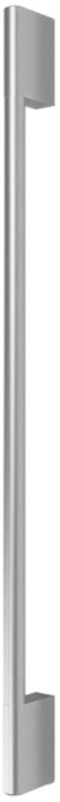 Front. Fisher & Paykel - Classic Round 3-Piece Handle Kit for RS36A Bottom Mount - Stainless Steel.