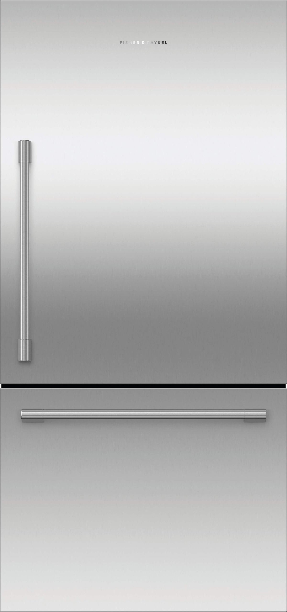 Fisher & Paykel - 36 in. Wide Active Smart 17.1 Cu Ft Bottom Freezer Refrigerator with Ice - Stainless Steel